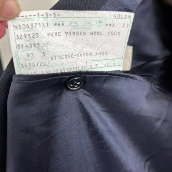 Mani Giorgio Armani Double Breasted Blazer